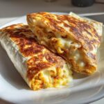 Cheesy Garlic Chicken Wraps