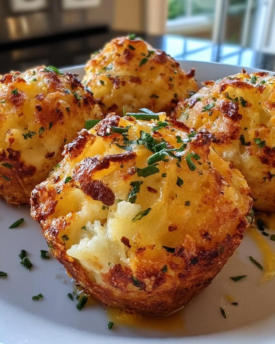 Cheesy Mashed Potato Puffs - detail 1