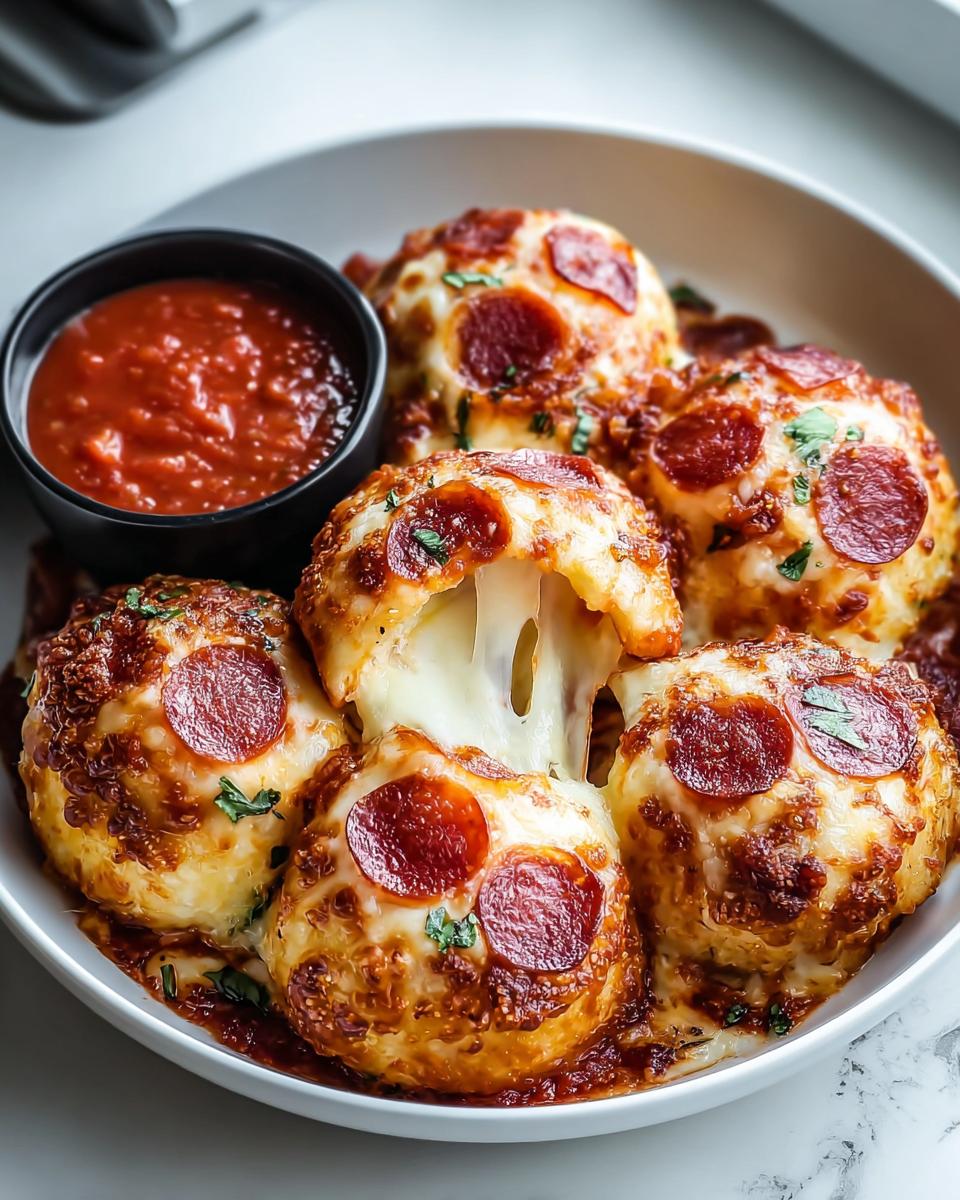 Cheesy Pepperoni Pizza Bombs - detail 1