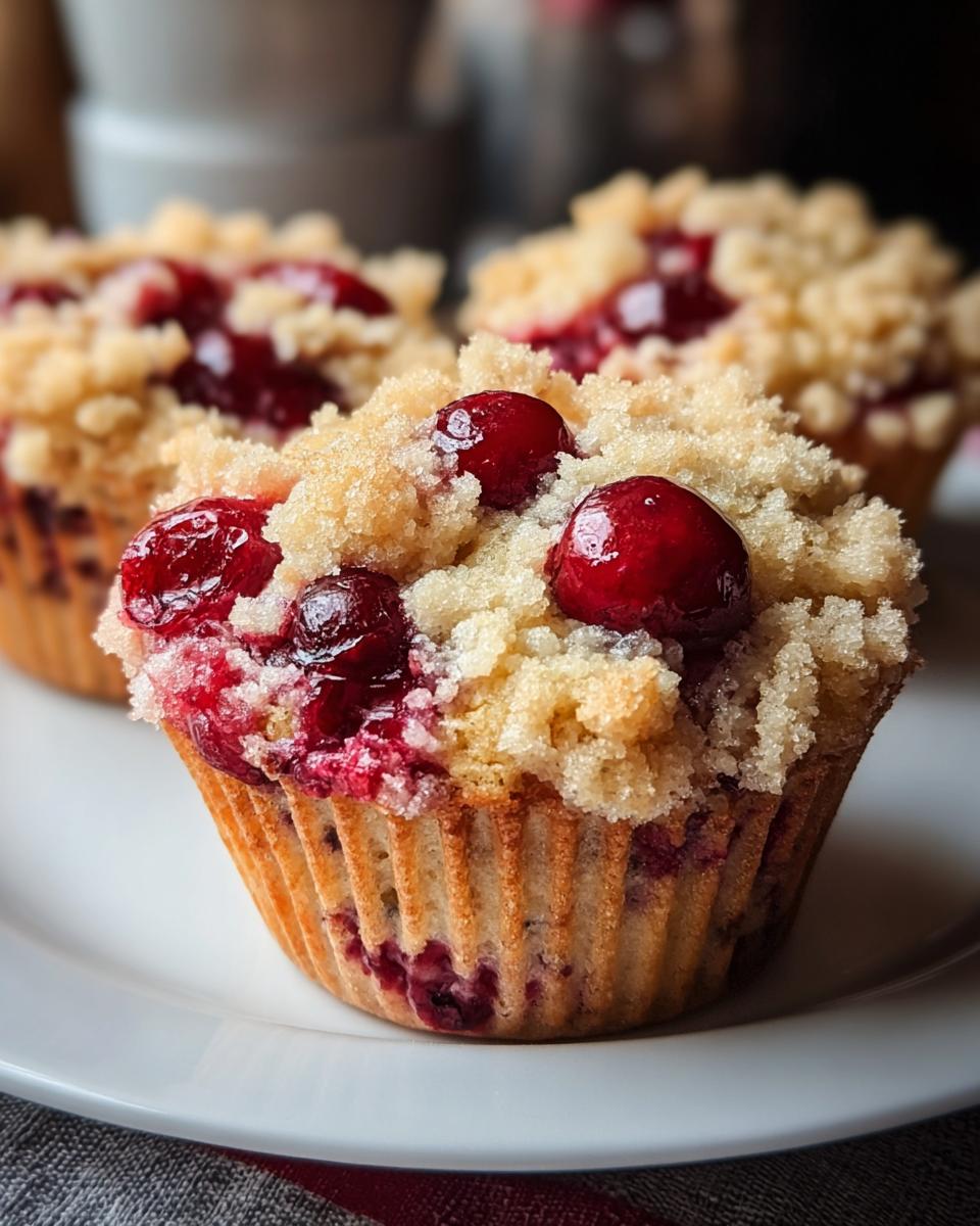 Cherry Cobbler Muffins - detail 1