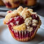 Cherry Cobbler Muffins