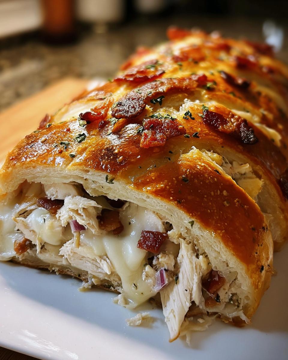 Chicken Bacon Ranch Stromboli - detail 1