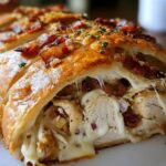 Chicken Bacon Ranch Stromboli