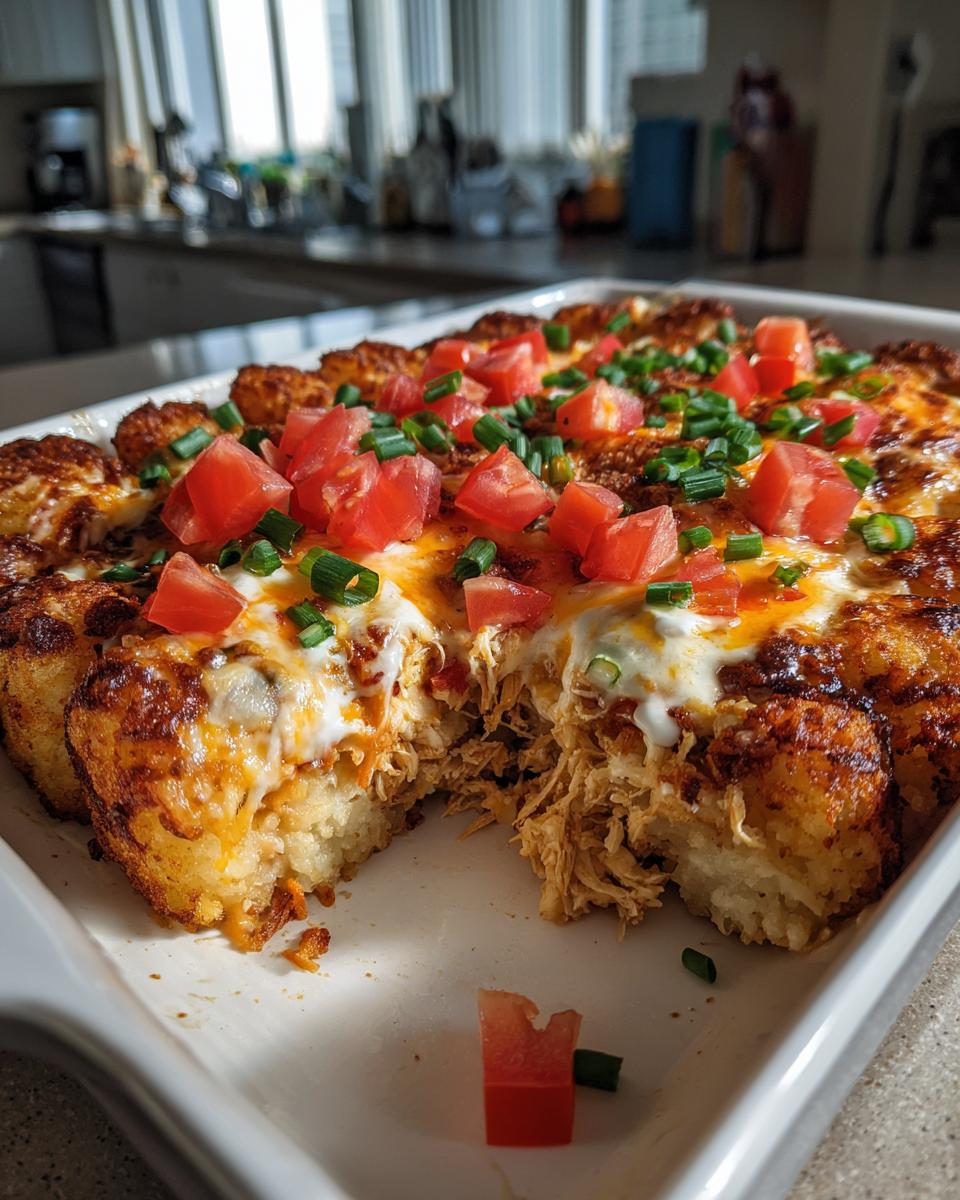 Chicken Bacon Ranch Tater Tot Casserole - detail 2