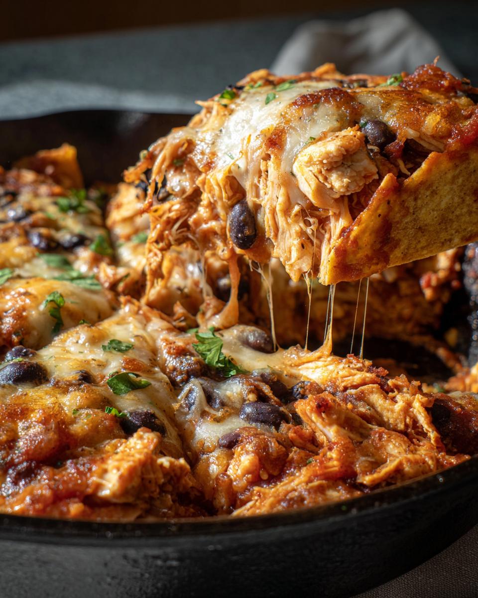 Chicken Black Bean Enchilada Skillet - detail 1
