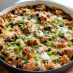 Chicken Black Bean Enchilada Skillet