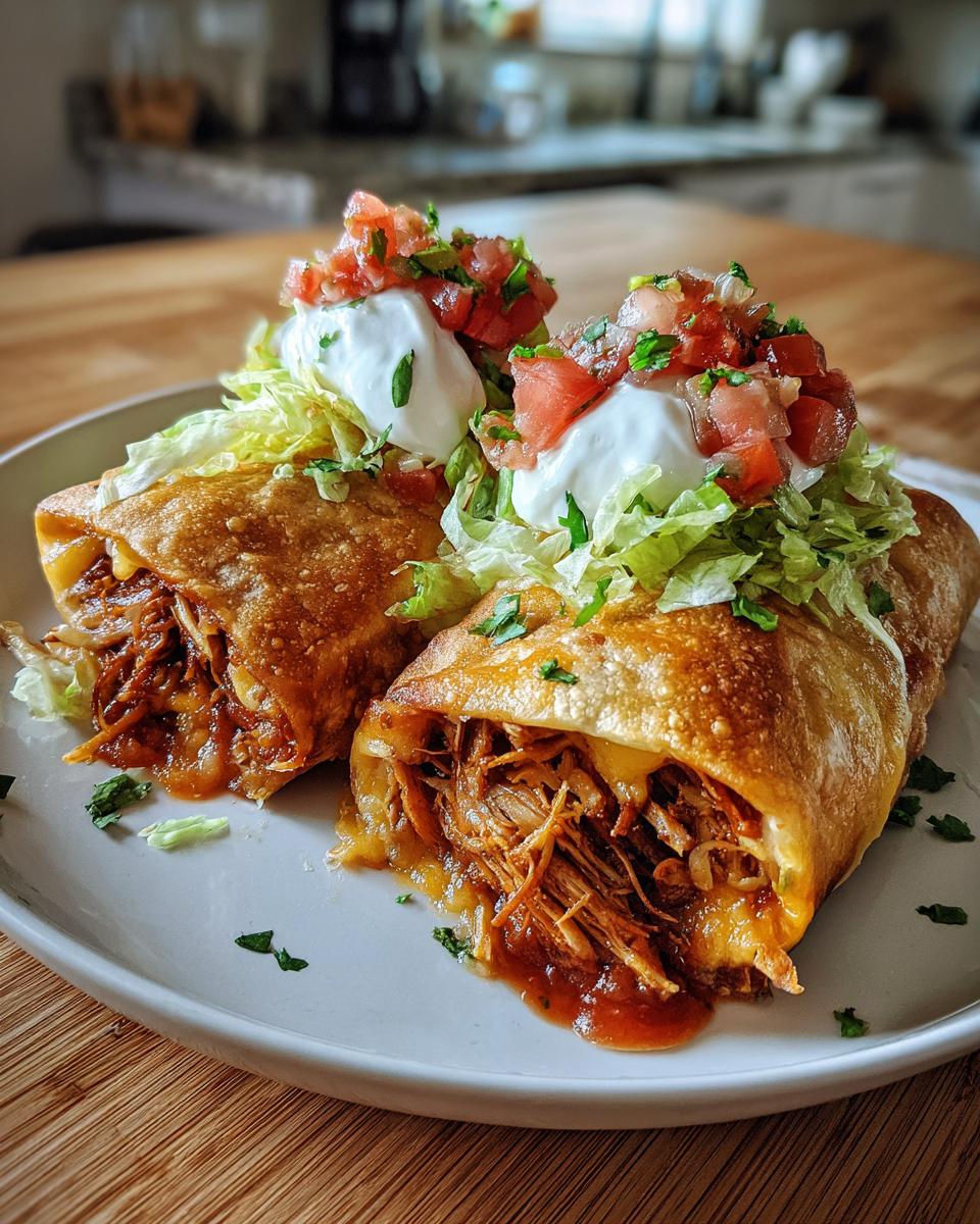 Chicken Chimichangas - detail 2