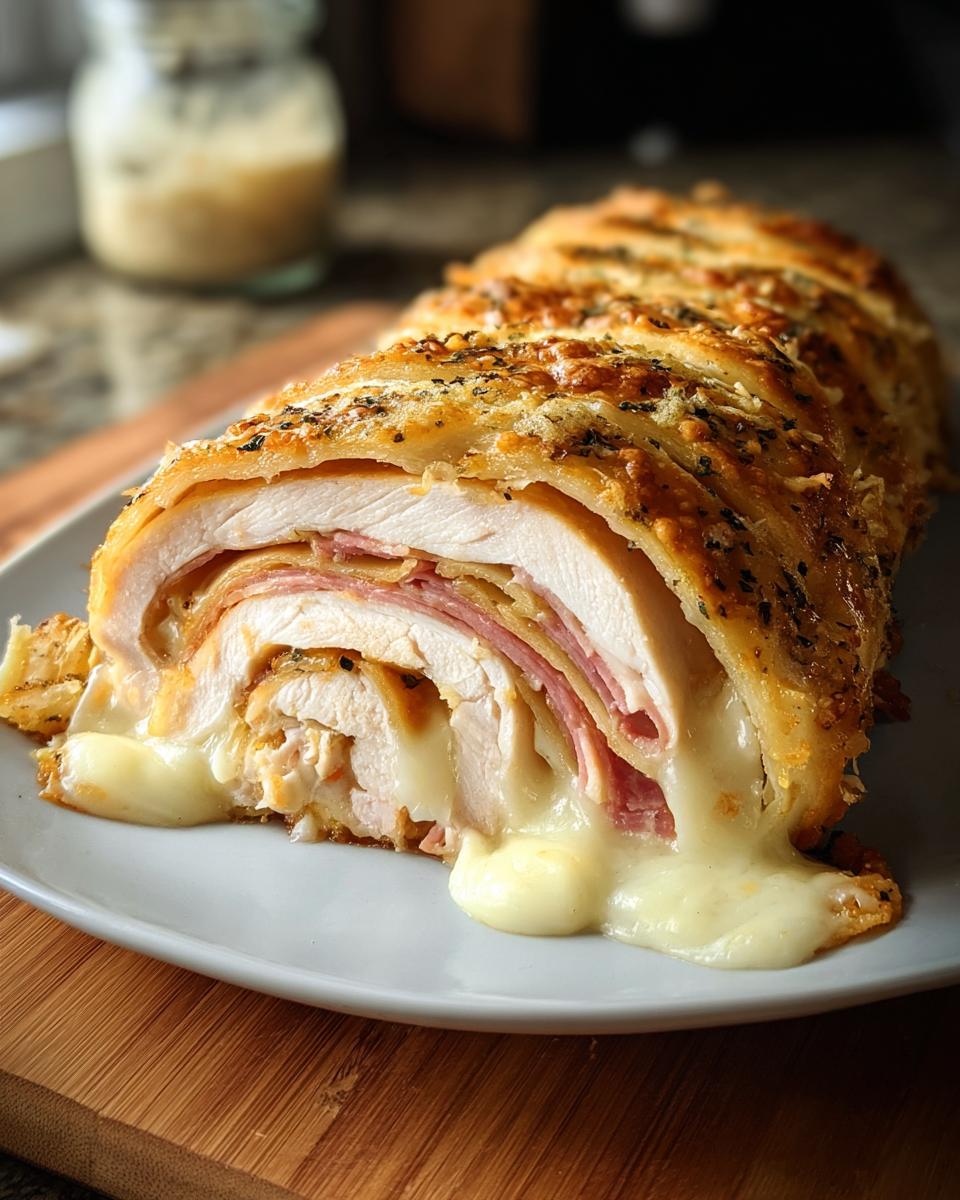 Chicken Cordon Bleu Stromboli - detail 1