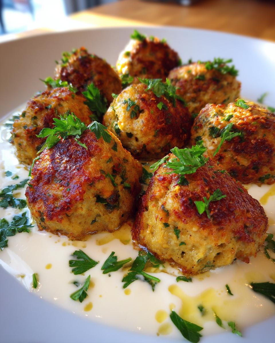 Chicken Kofta with Garlic Yogurt Sauce - detail 1