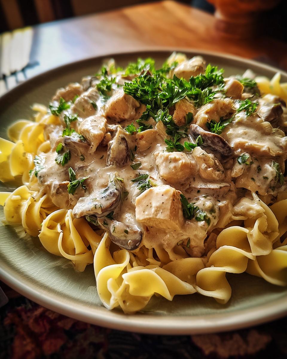 Chicken Stroganoff - detail 1