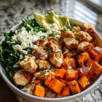 Chicken Sweet Potato Rice Bowl