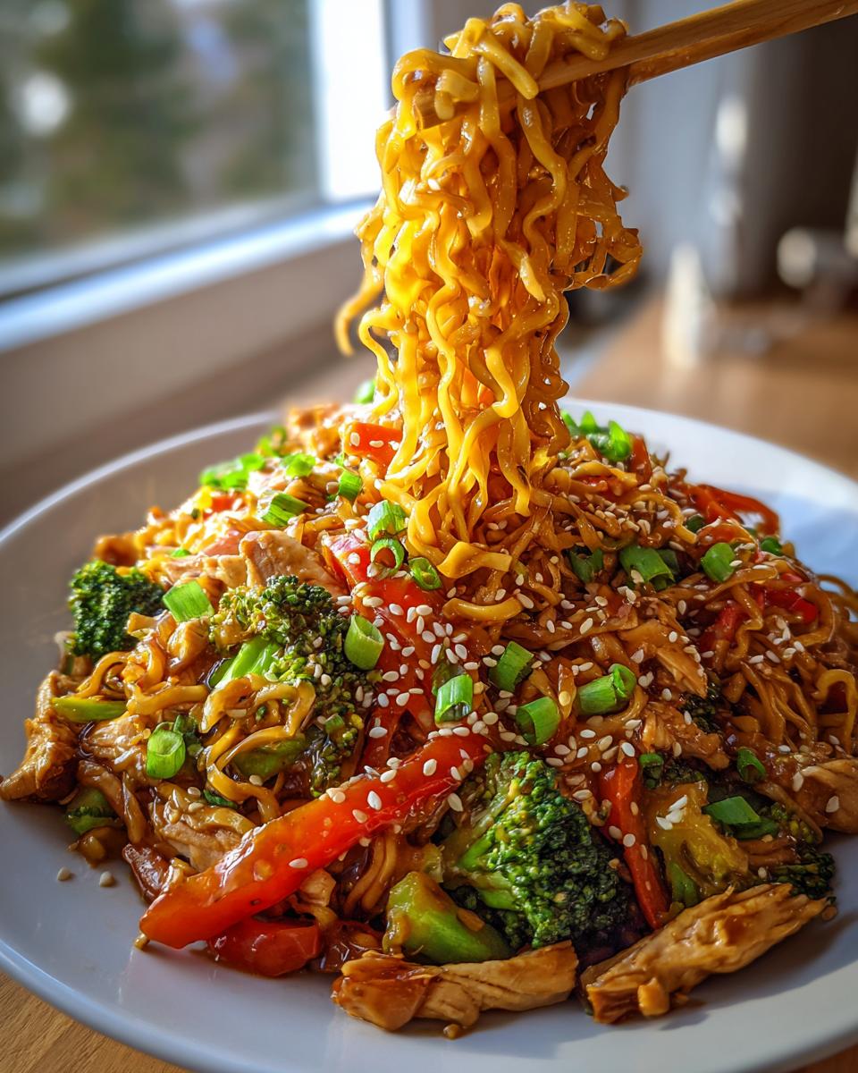 Chicken Teriyaki Noodles - detail 1
