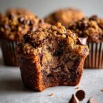 Chocolate Coffee Toffee Crunch Muffins
