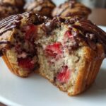 Chocolate Covered Strawberry Muffins
