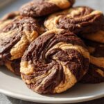 Chocolate Peanut Butter Swirl Cookies