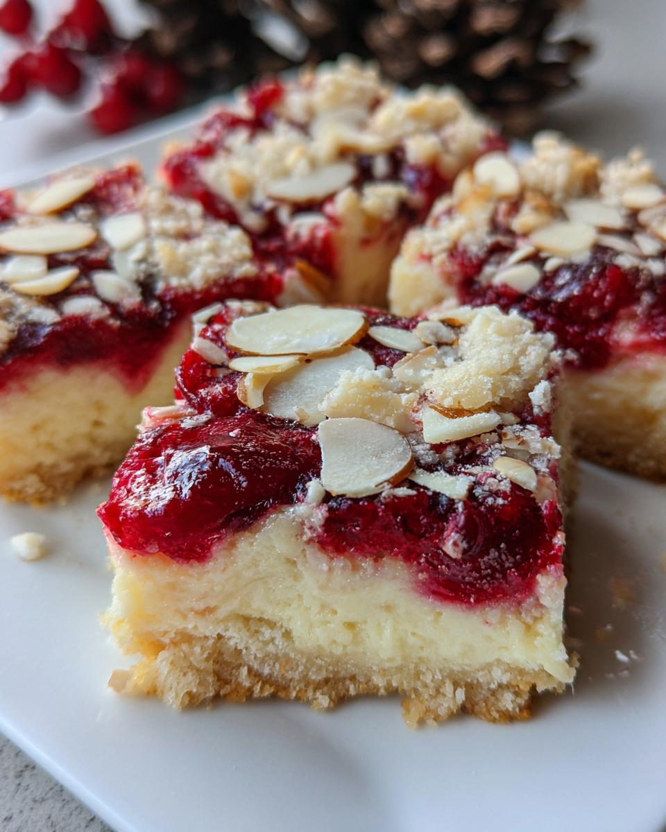 Christmas Cheesecake Bars - detail 1