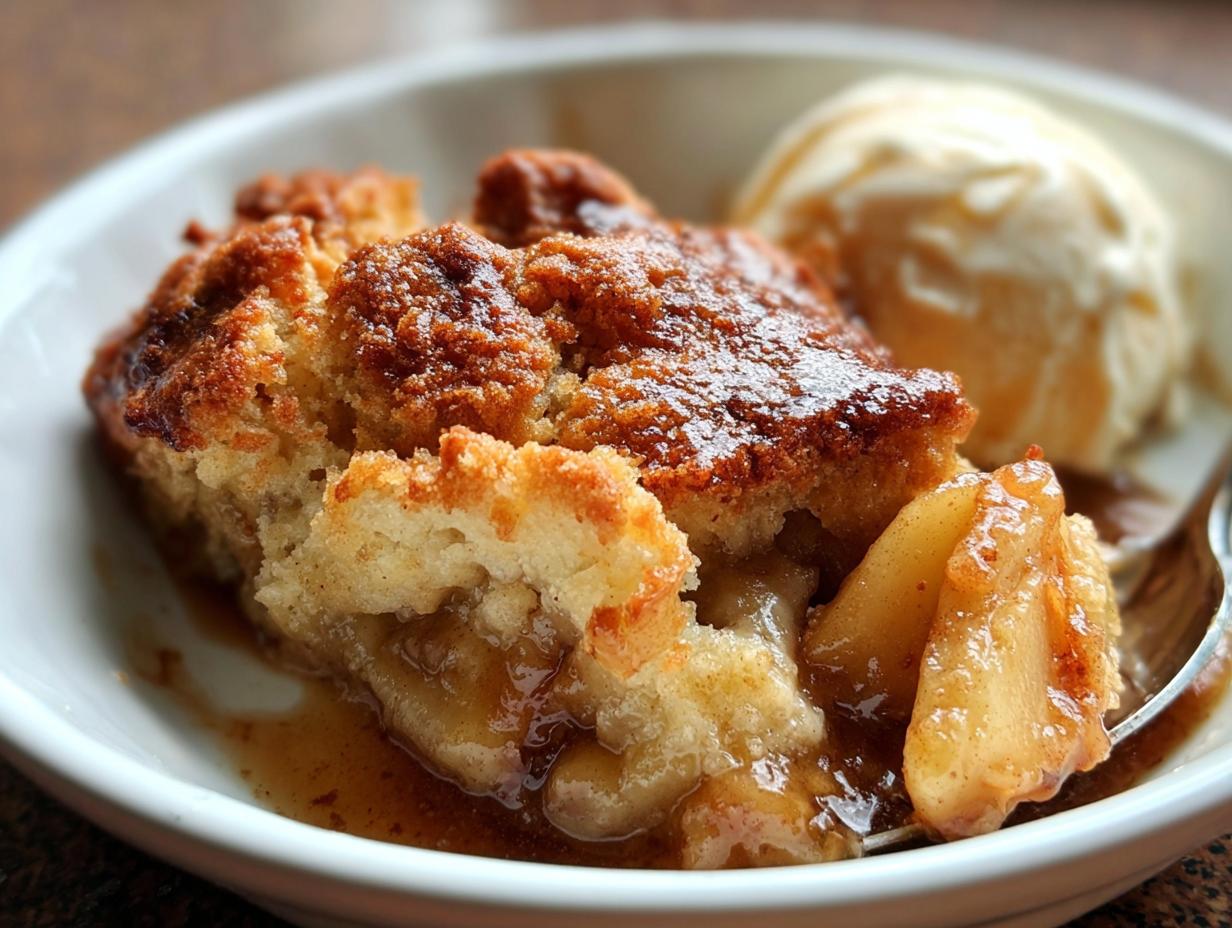 Cinnamon Apple Cobbler - detail 1