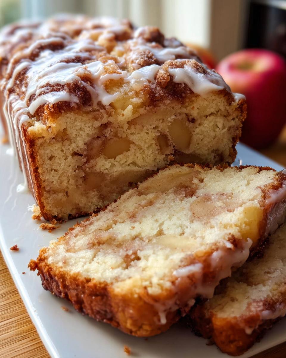 Cinnamon Apple Fritter Bread - detail 2