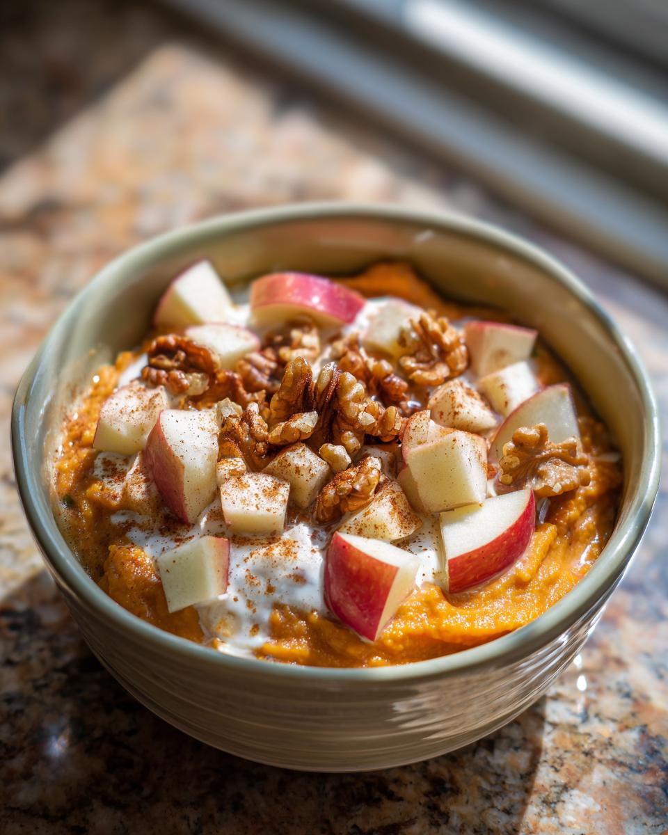 Cinnamon Apple Sweet Potato Breakfast Bowls - detail 1
