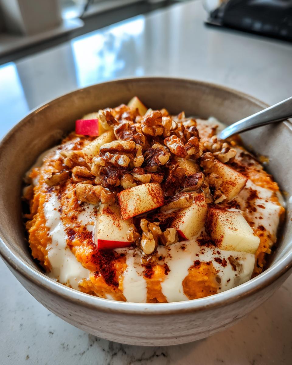 Cinnamon Apple Sweet Potato Breakfast Bowls - detail 3