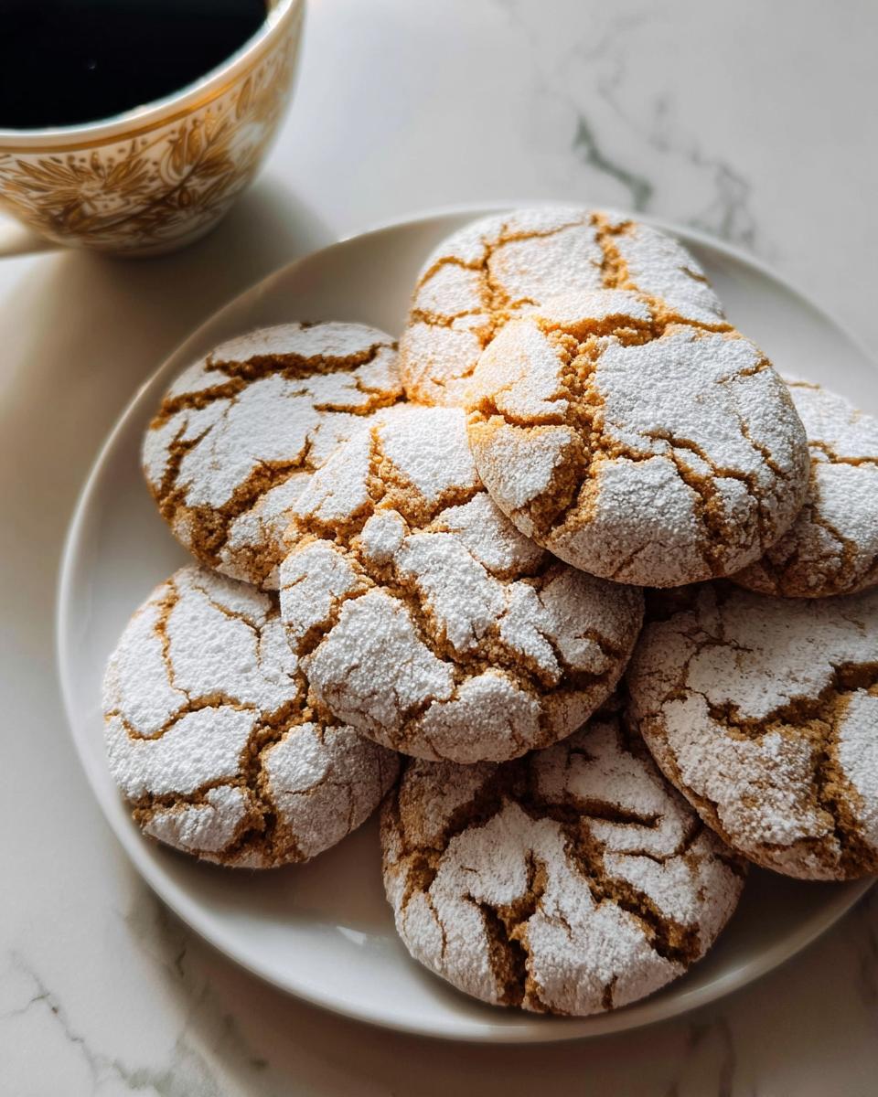 Cinnamon Coffee Crinkles - detail 3