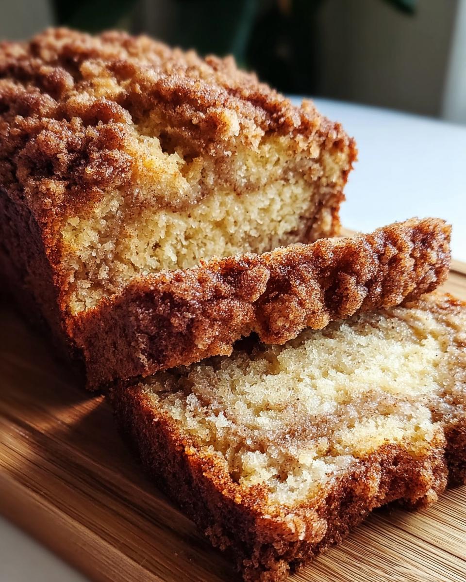 Cinnamon Crumb Banana Bread - detail 1