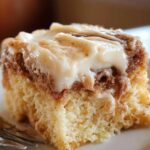 Cinnamon Roll Poke Cake