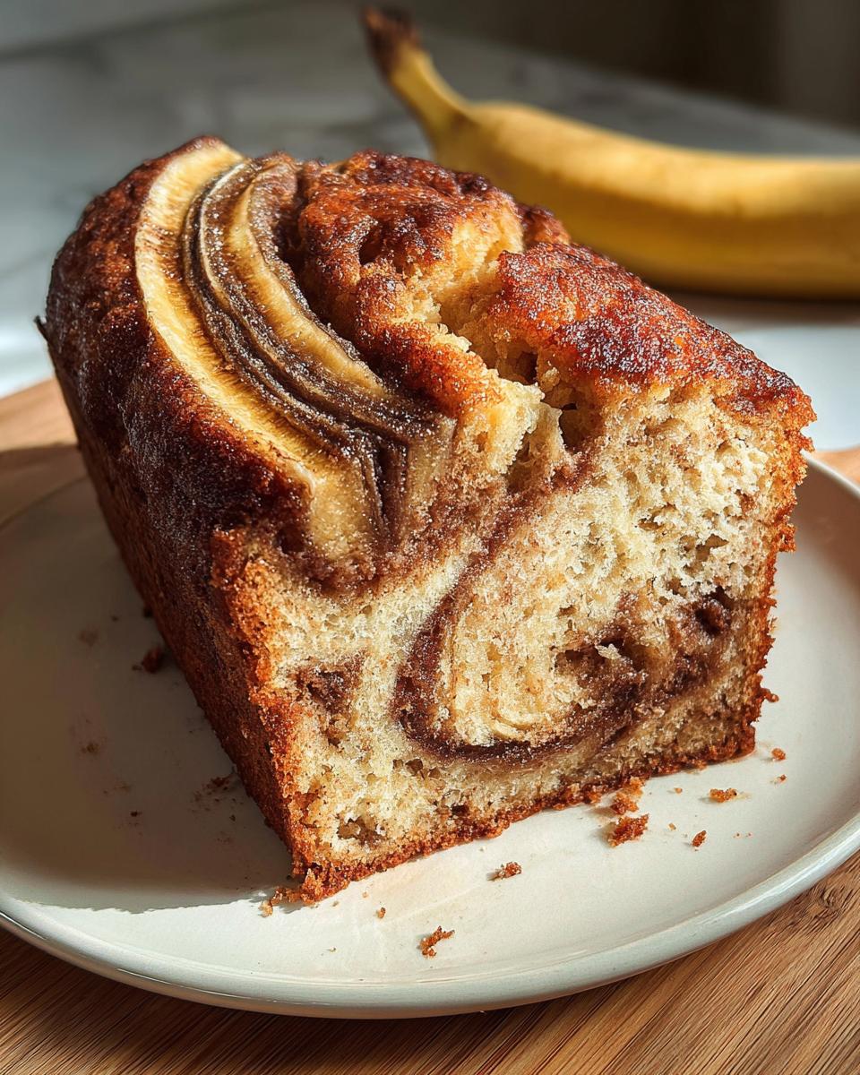 Cinnamon Swirl Banana Bread - detail 1