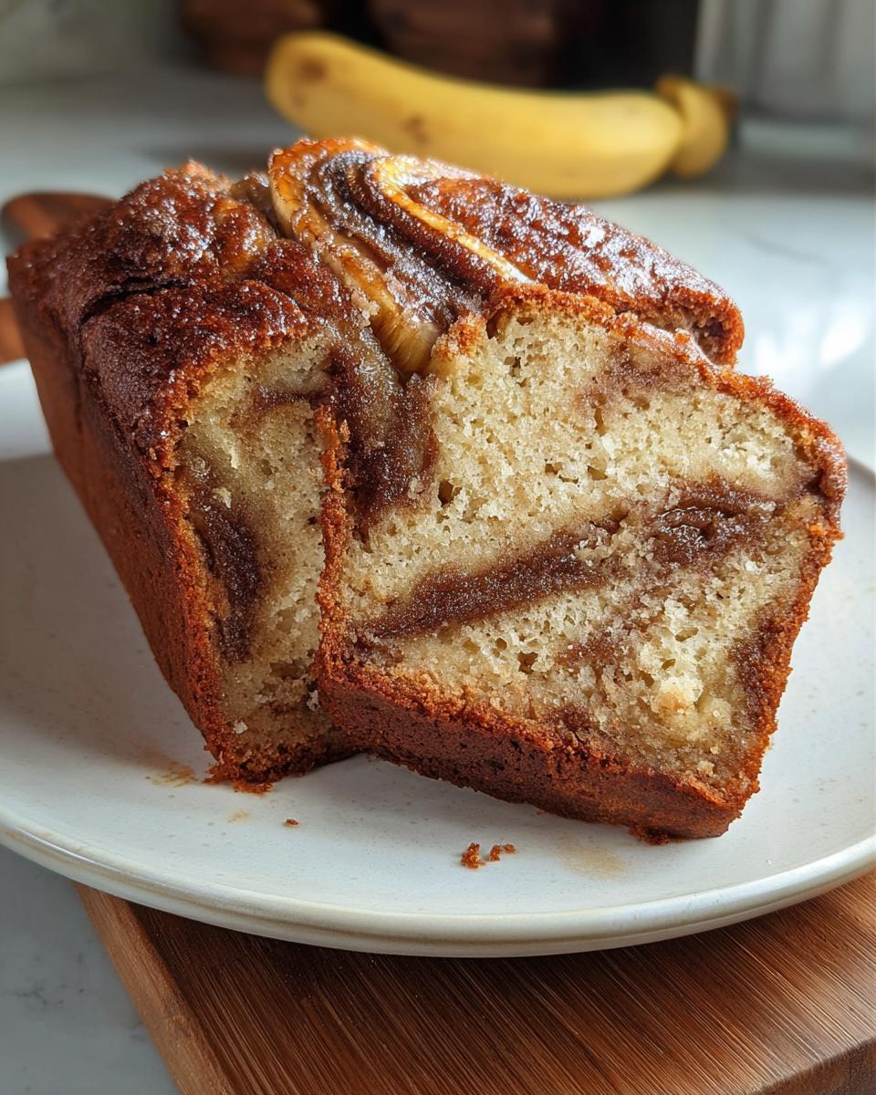 Cinnamon Swirl Banana Bread - detail 2