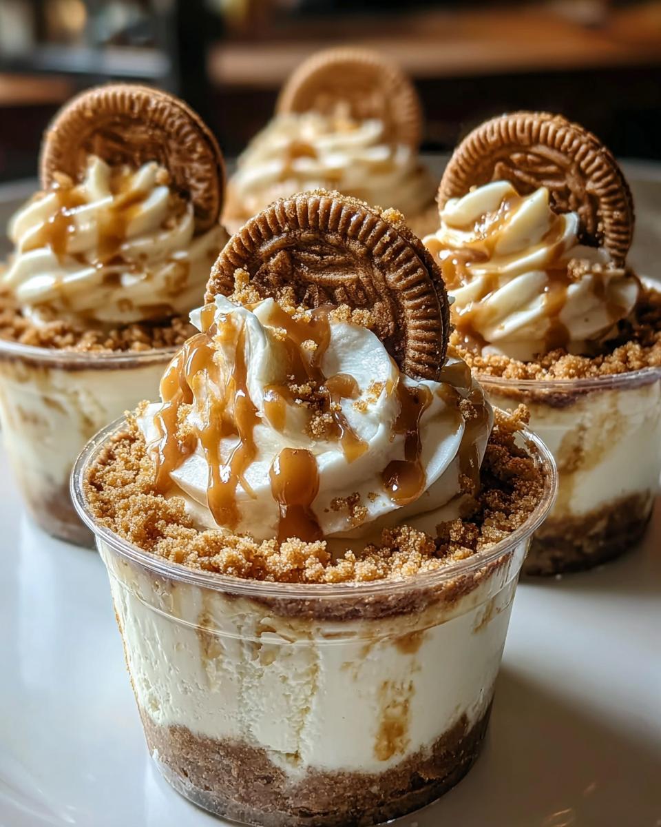 Cookie Butter Cheesecake Cups - detail 1