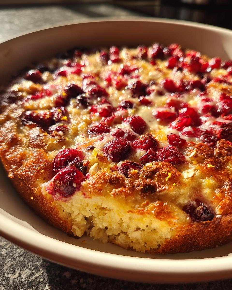 Cottage Cheese Cranberry Orange Breakfast Bake - detail 1