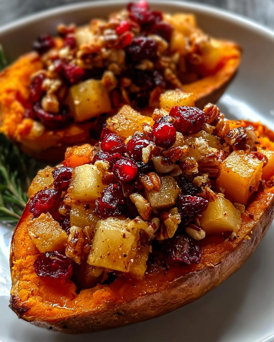 Cranberry Apple Twice-Baked Sweet Potatoes - detail 1