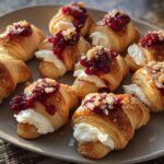 Cranberry Cream Cheese Crescent Bites
