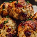 Cranberry Turkey Stuffing Balls