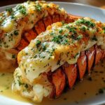 Creamy Garlic Butter Lobster Tails