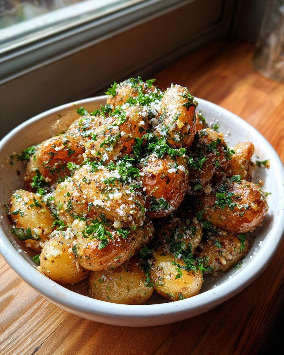 Creamy Garlic Sauce Baby Potatoes - detail 2