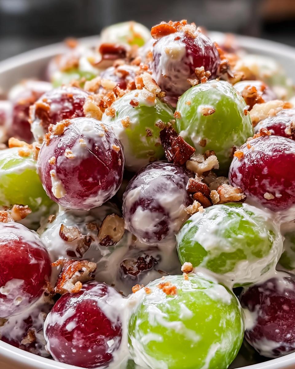 Creamy Grape Salad - detail 1