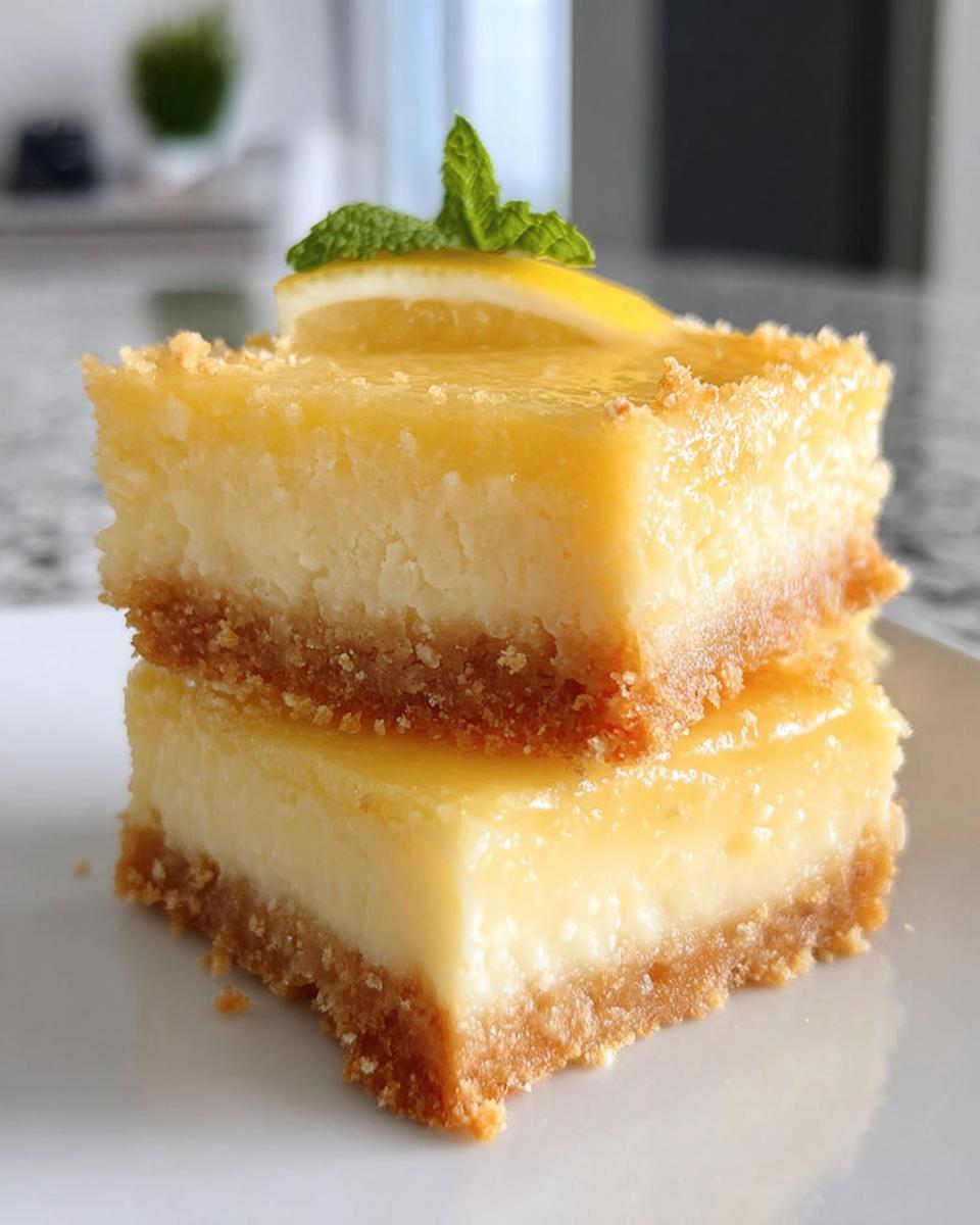 Creamy Lemon Squares - detail 1