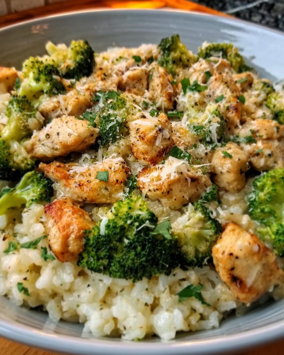 Creamy Parmesan Chicken and Broccoli Rice - detail 1