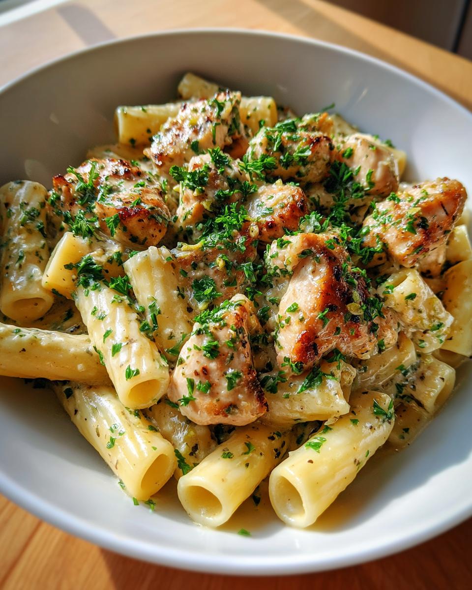 Creamy Parmesan Chicken with Rigatoni Pasta - detail 1