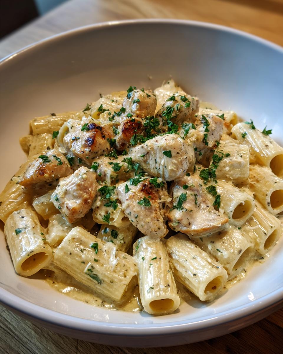 Creamy Parmesan Chicken with Rigatoni Pasta - detail 2