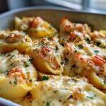 Creamy Seafood Stuffed Shells