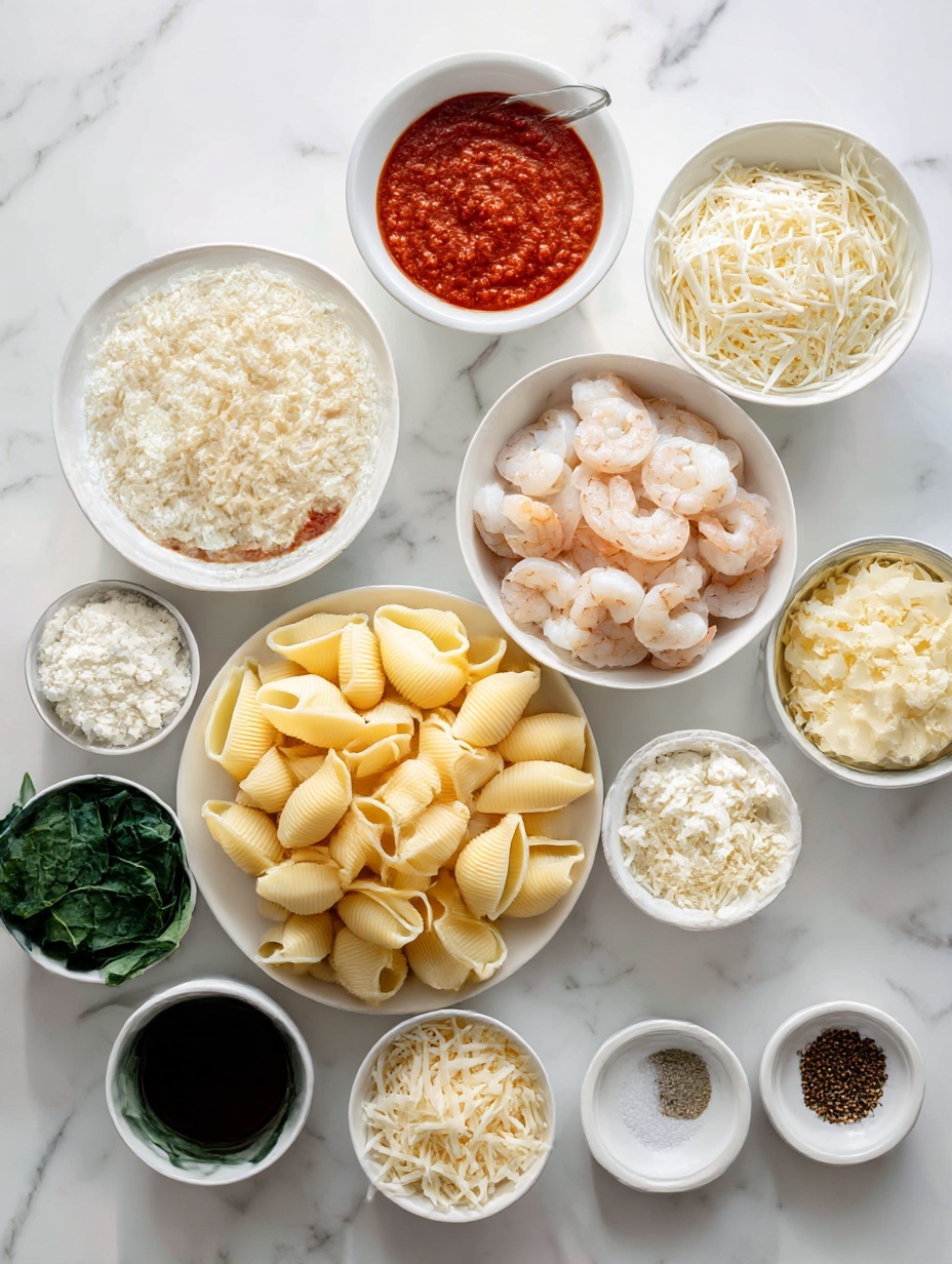 Creamy Seafood Stuffed Shells