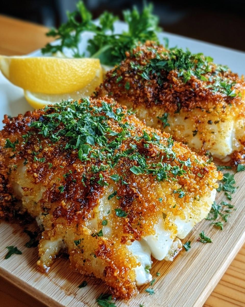 Crispy Air Fryer Parmesan Crusted Cod - detail 1