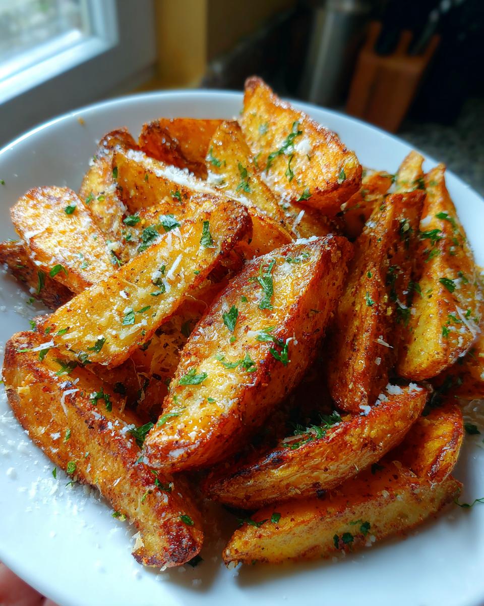 Crispy Air Fryer Potato Wedges - detail 1