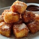 Crispy Angel Cake Churro Bites