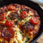 Crispy Cast Iron Skillet Pizza