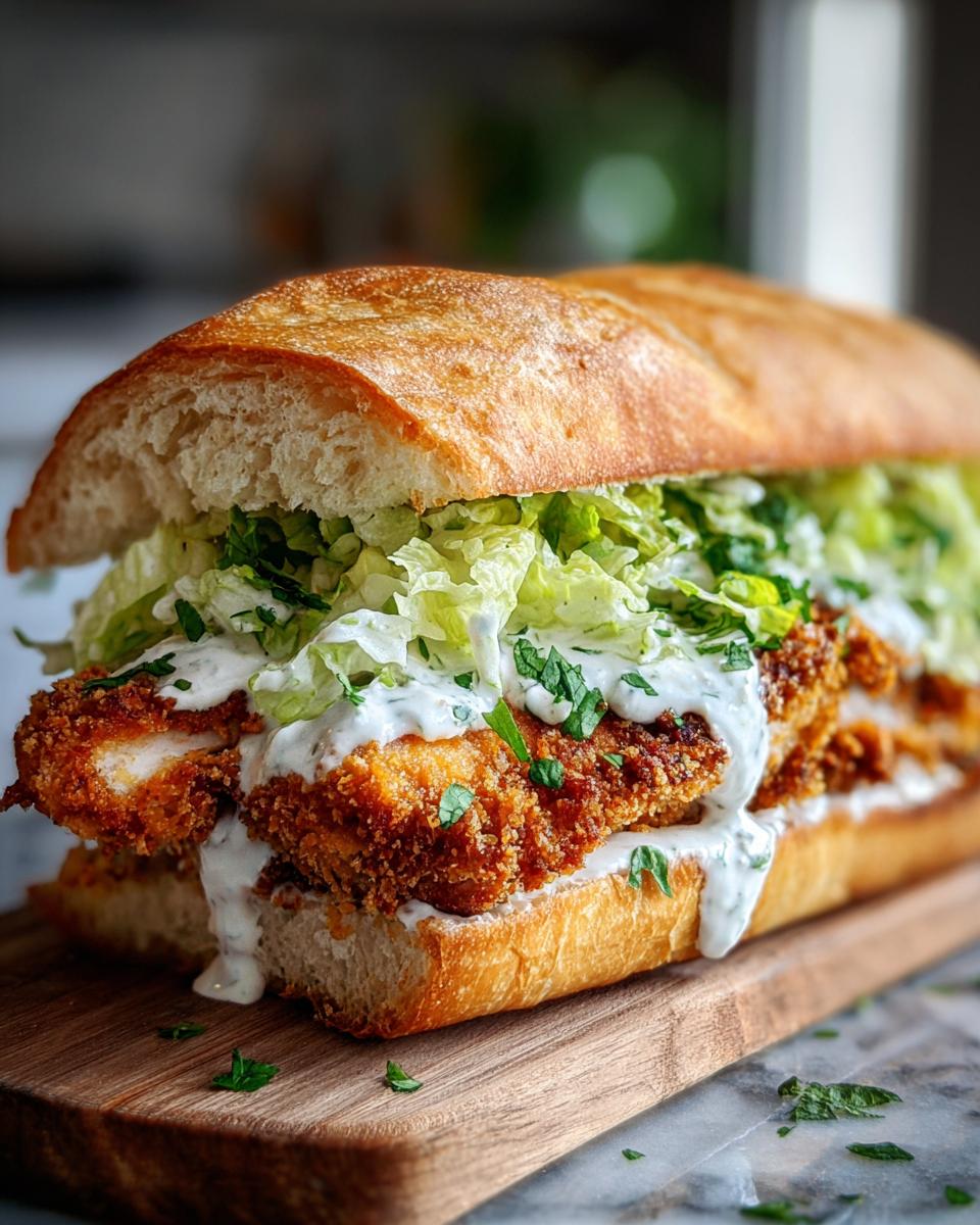 Crispy Chicken Caesar Sandwich - detail 1