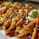 Crispy Chicken Wonton Tacos