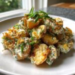 Crispy Smashed Potato Salad